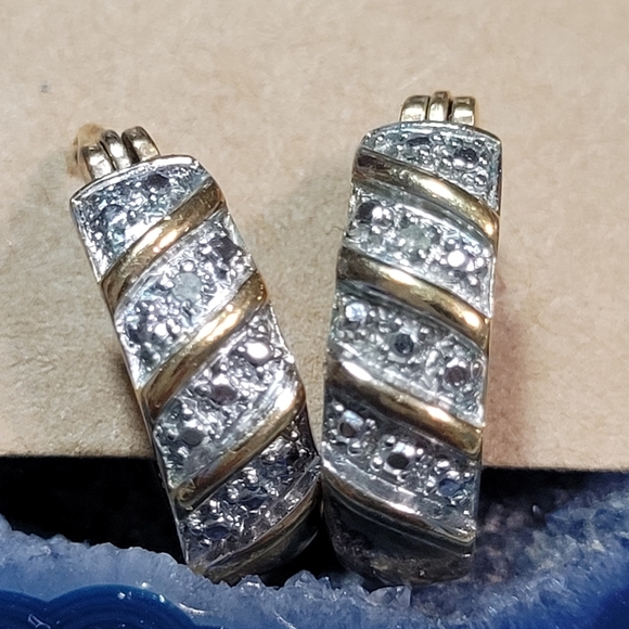 925 Gold Hoop Earrings. - Picture 8 of 8